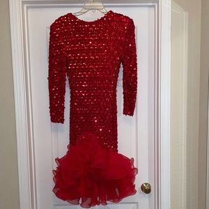 Dave & Johnny Sequin Dress